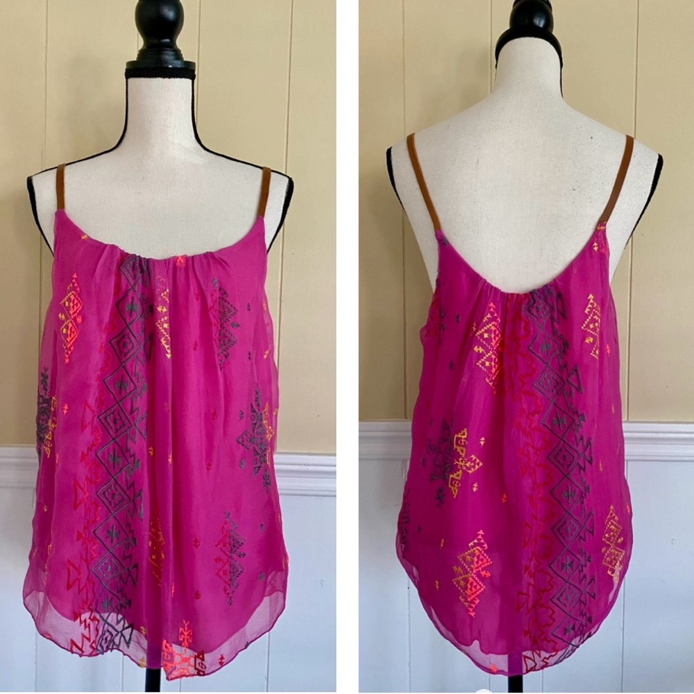 Twelfth Street by Cynthia Vincent Silk Strap Cami